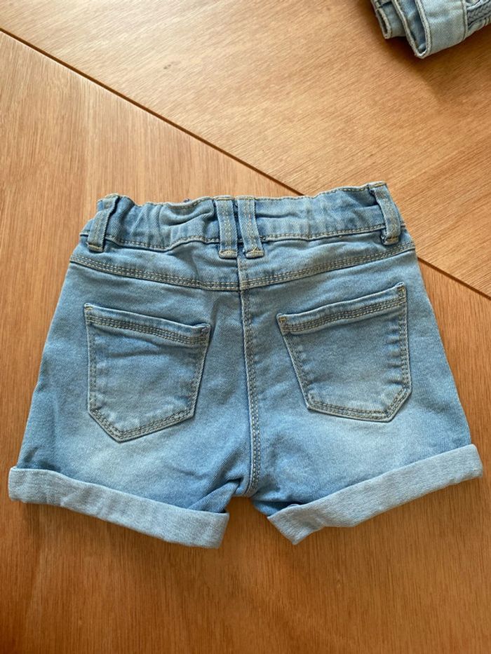 Short en jean bleu clair TAO - photo numéro 5