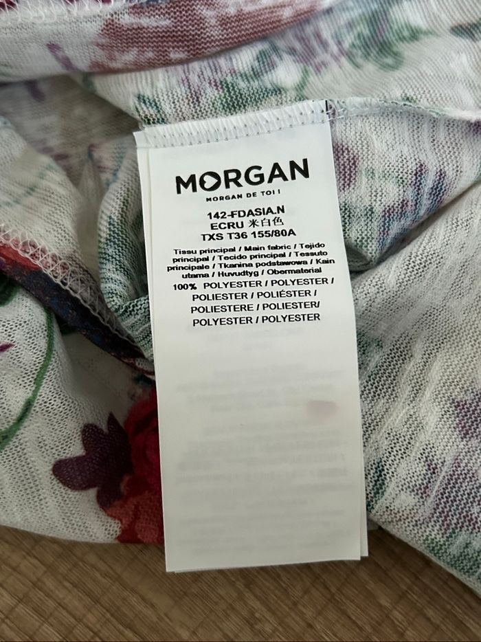 Débardeur fleuri neuf sans manches Morgan taille XS (valeur 29€) - photo numéro 10