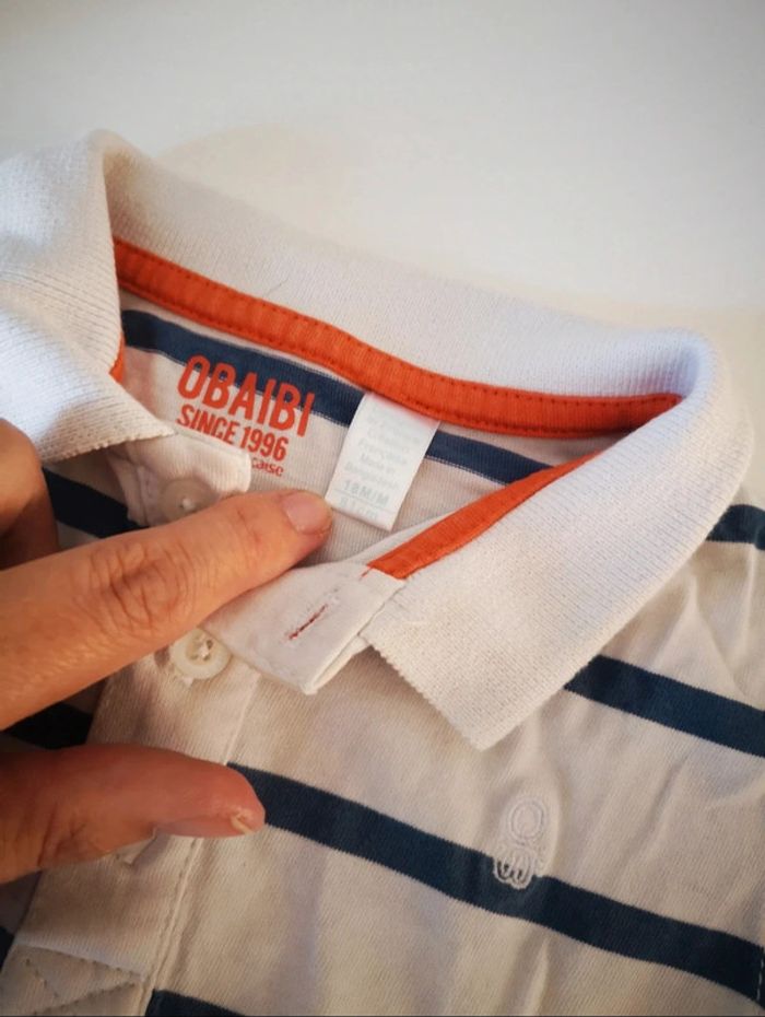 Lot t-shirts ML 18-23M okaidi - photo numéro 5