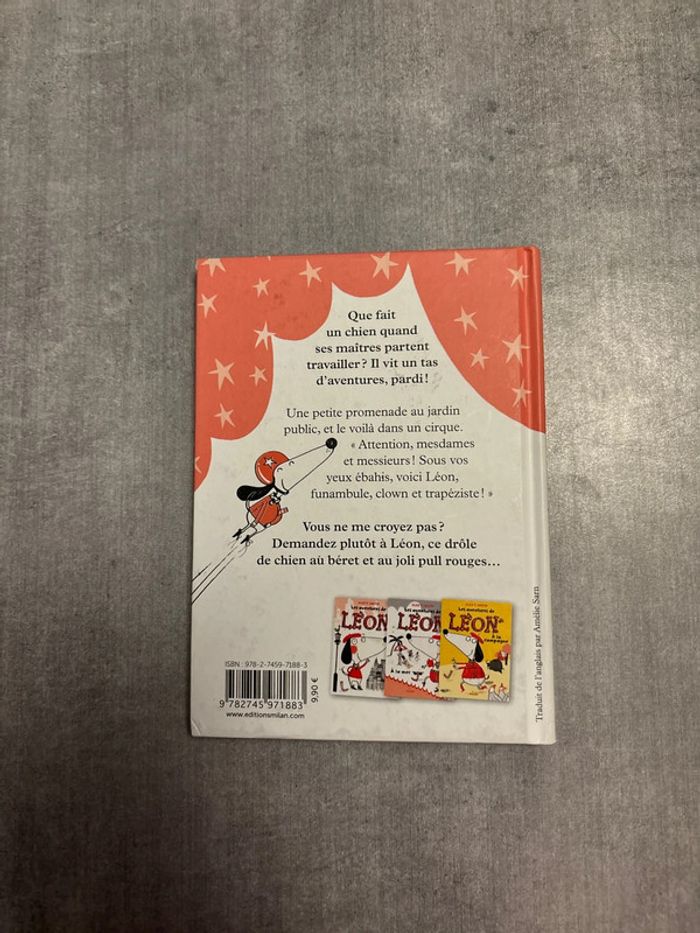Livre les aventures de Léon au cirque - photo numéro 3