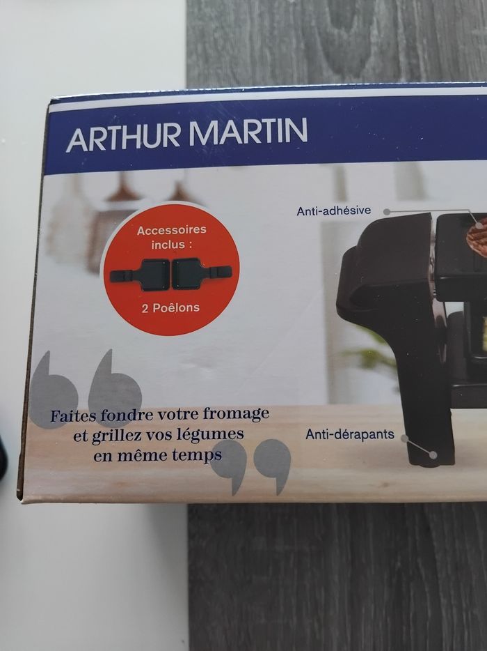 Machine à raclette Arthur martin neuf - photo numéro 3