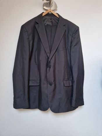 Costume ( veste + pantalon ) gris taille XL