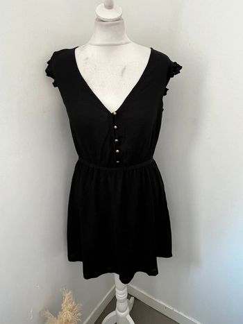 Robe noire cintrée Zara M