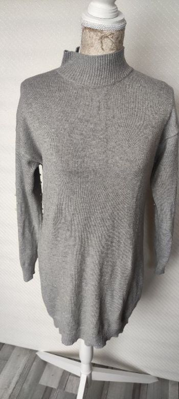 Robe pull gris