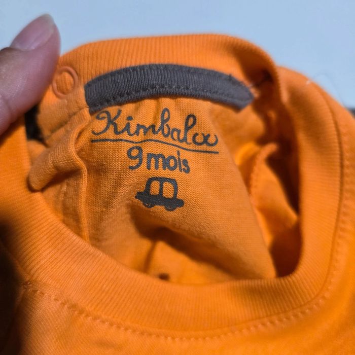 T-shirt manches longues neuf - kimbaloo  - 9 mois - photo numéro 5