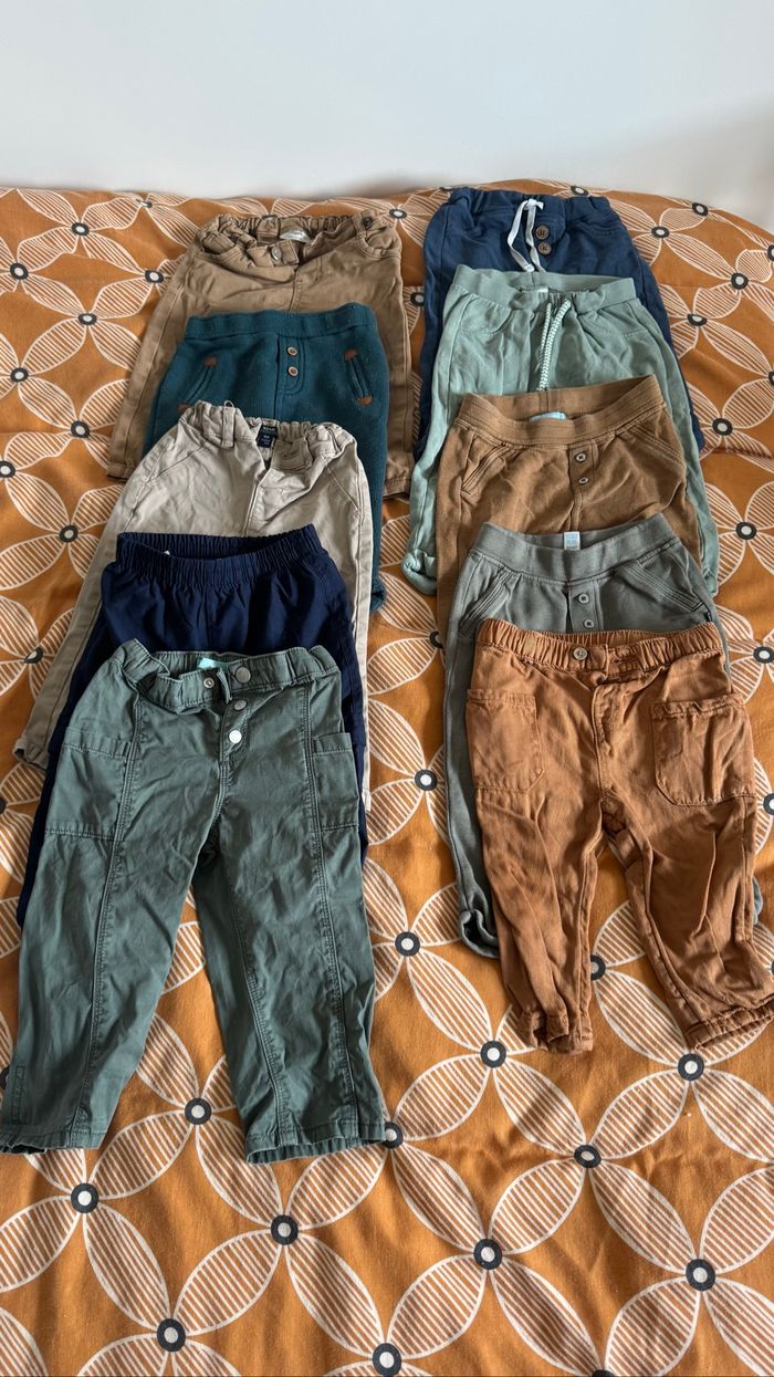Lot pantalon garçon 18 mois