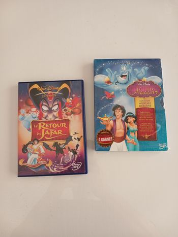 Lot DVD Disney Aladdin
