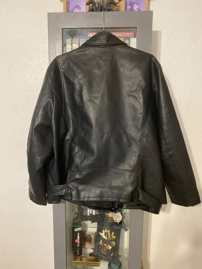 superbe veste en simili cuir perfecto CLOCKhouse 52 neuf - photo numéro 7