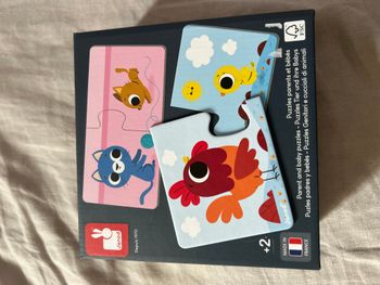 Jeux puzzle maman et les bébés animaux