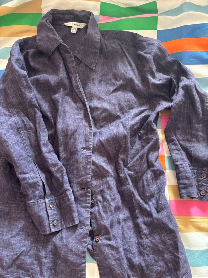 Jolie chemise en lin - photo numéro 3