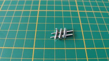 Grille gauche pièce détachée miniature Burago Mercedes 300 SL 1954 1/18 1/18e #D85