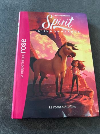 Livre bibliothèque rose Spirit le roman du film