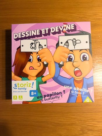 Jeu de société, enfants : Dessine et devine