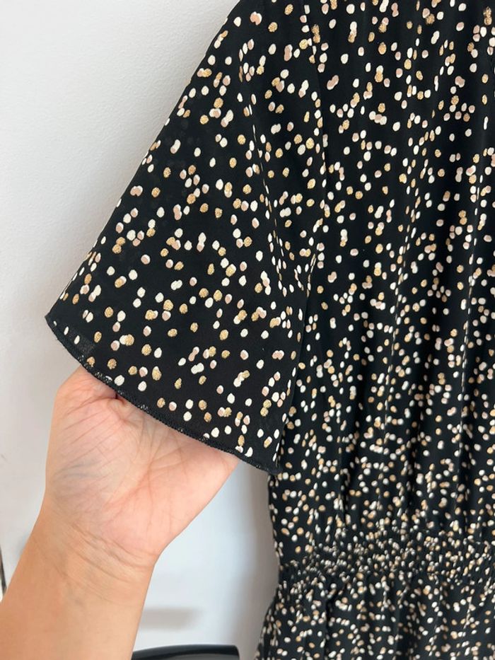 Jolie robe à pois dorés La Halle neuve 38 - photo numéro 3