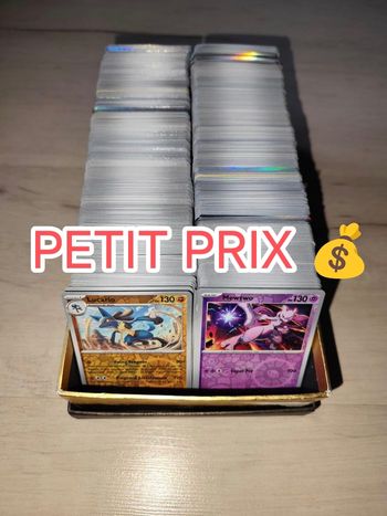 Lot de 100 cartes Pokémon VF en très bon état