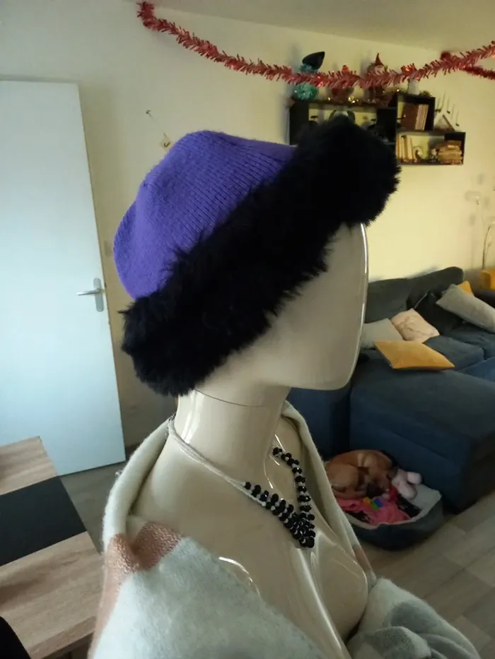 Bonnet en laine fille - photo numéro 4