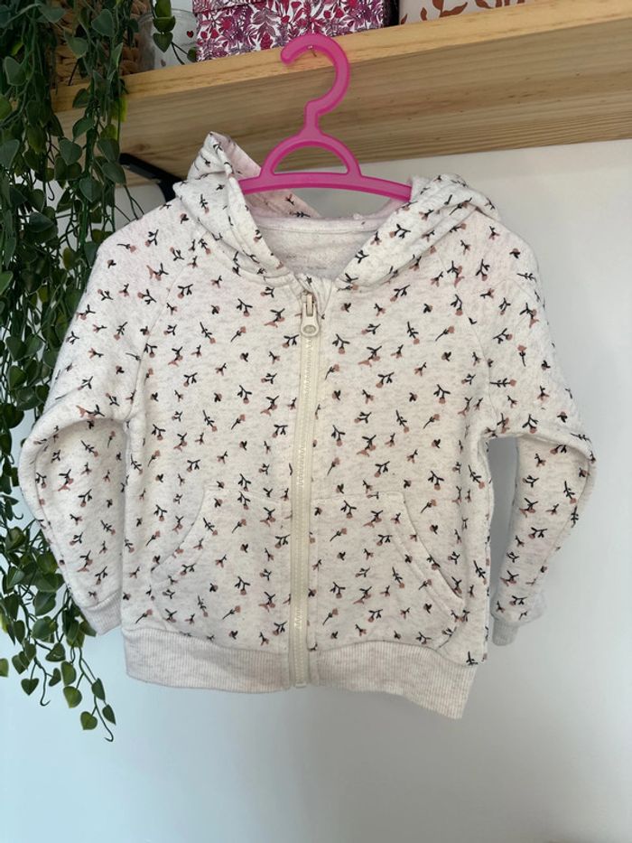 Veste sweat Liberty 18mois