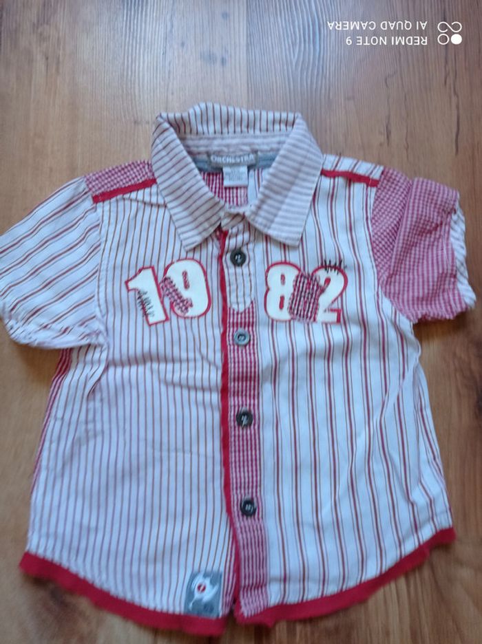 Chemise garçon, Orchestra, taille 12 mois