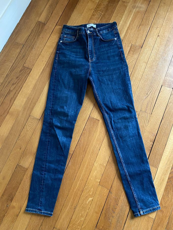 Jeans  Zara bleu - photo numéro 2