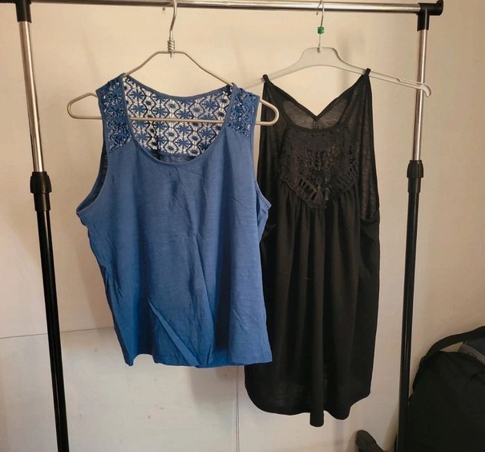 Lot de haut + veste en jeans - photo numéro 9