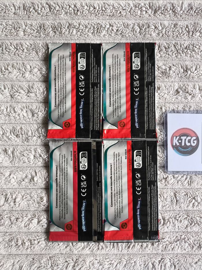 Lot de 4 boosters promo Pokémon Écarlate & Violet - photo numéro 2