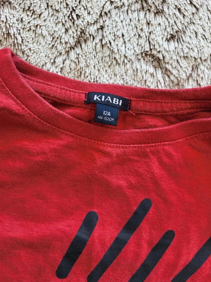 Haut 12 ans tee shirt manches longues brique éclair en sequins magiques - photo numéro 3