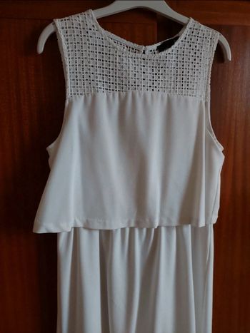 Robe blanche etam t40 été