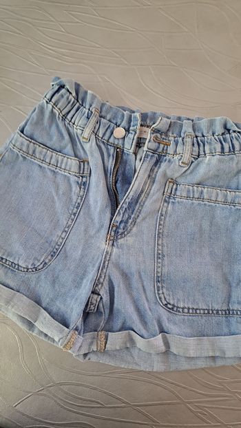 Short fin en jean fille 10 ans Zara