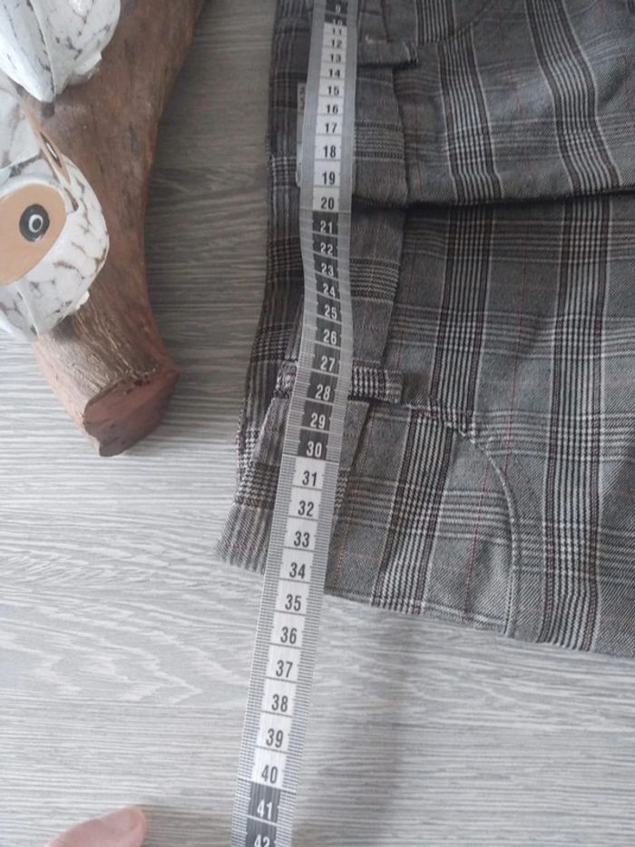 Pantalon a carreaux stradivarius gris taille 36 - photo numéro 5