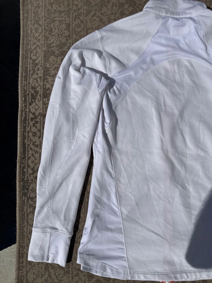 Veste zippée blanche Columbia femme - Taille XL - photo numéro 8