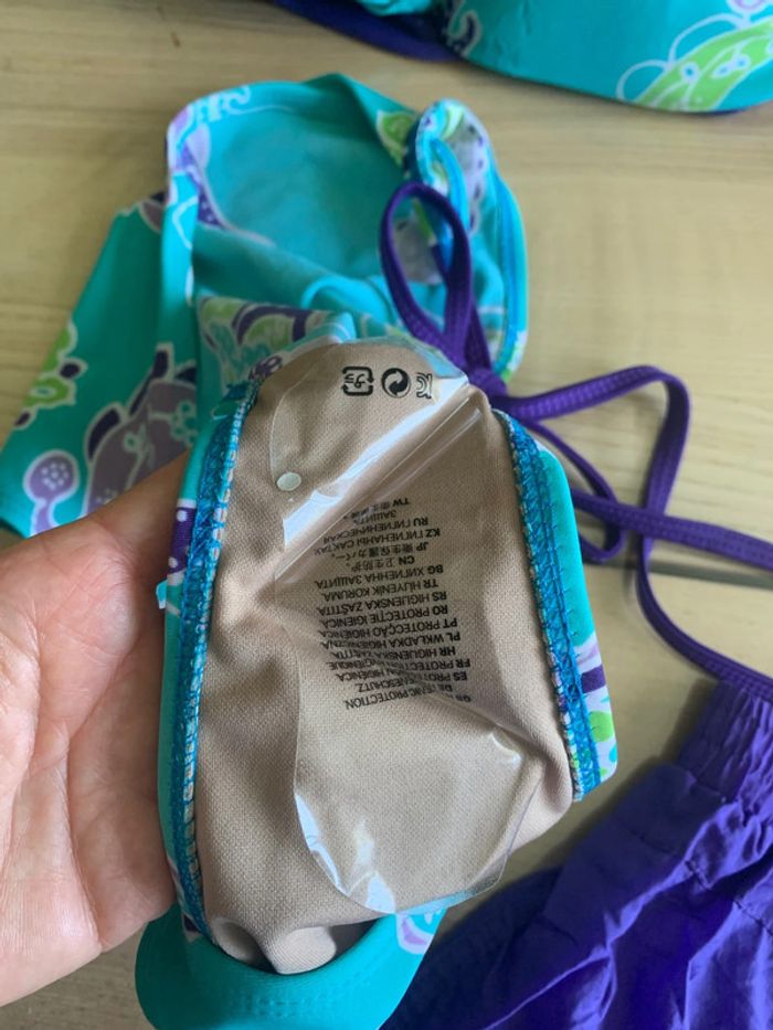 Ensemble maillot de bain 3 pièces | shorty + bikini - photo numéro 3