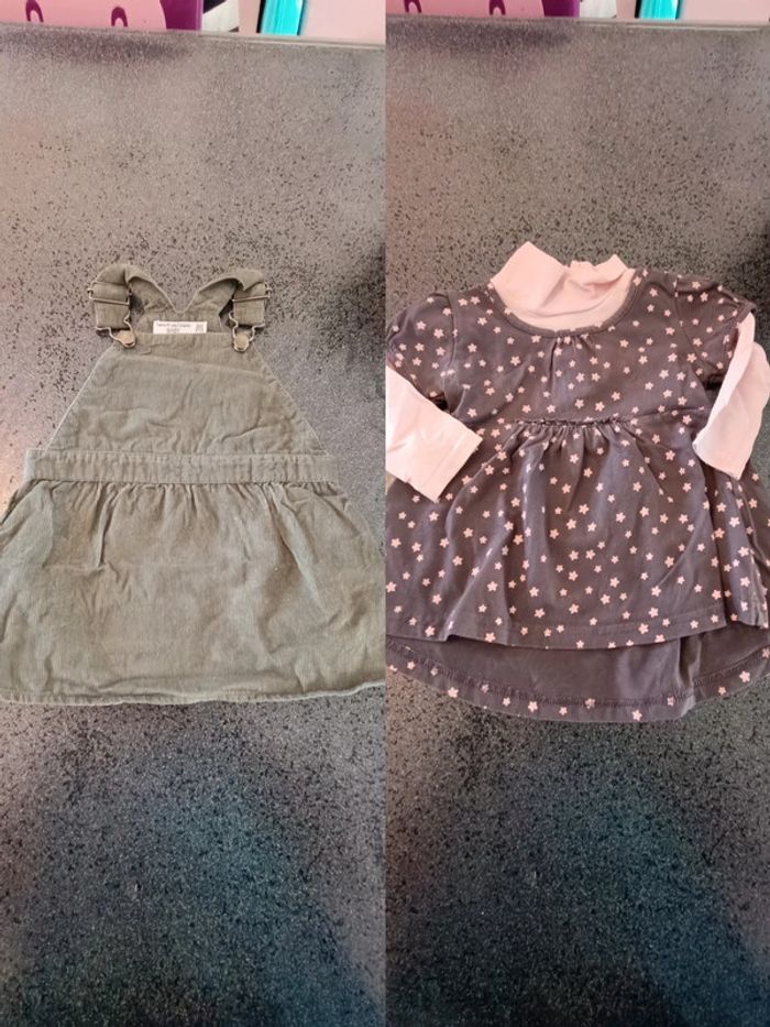 Lot robe / salopette