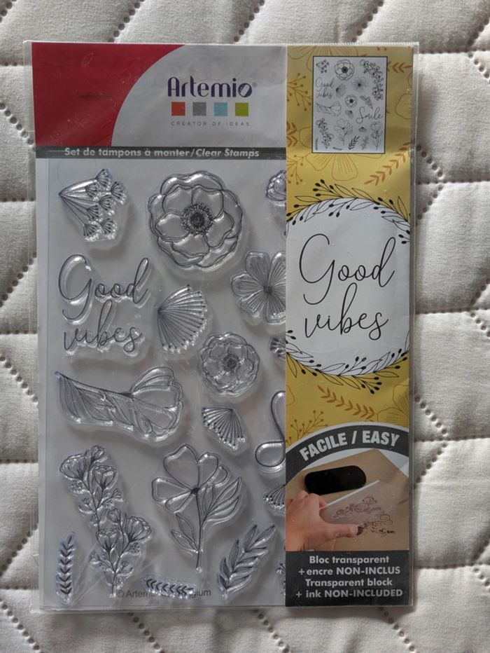 Lot de 2 planches de tampons clear de la marque Artemio - photo numéro 2