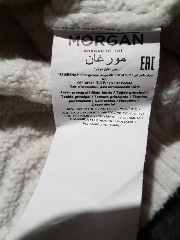 Pull d hiver  Morgan  S - photo numéro 4