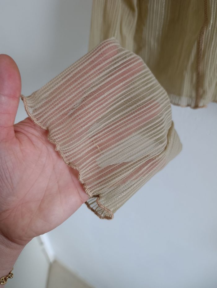 Chemise crop top mesh Y2K Undiz - photo numéro 3