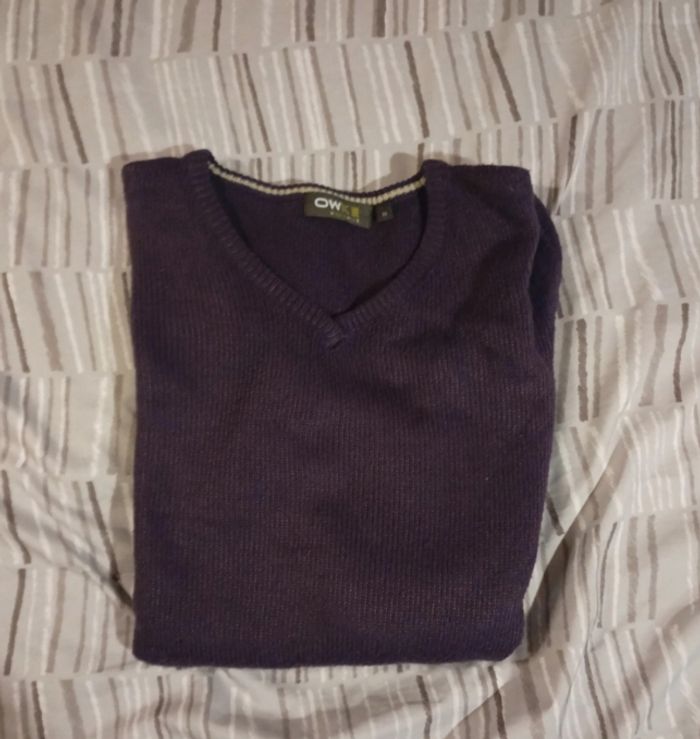 Pull taille M owk homme violet