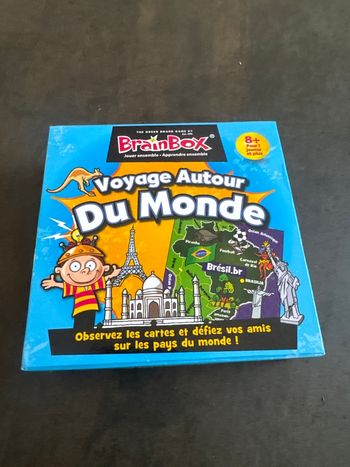 Jeu brainbox voyage autour du monde
