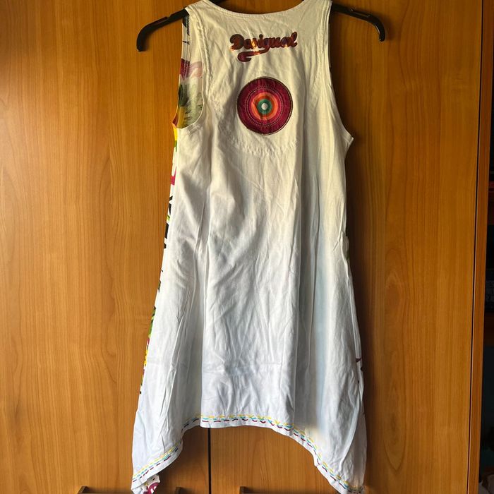 Tunique Desigual blanche et colorée M - photo numéro 5