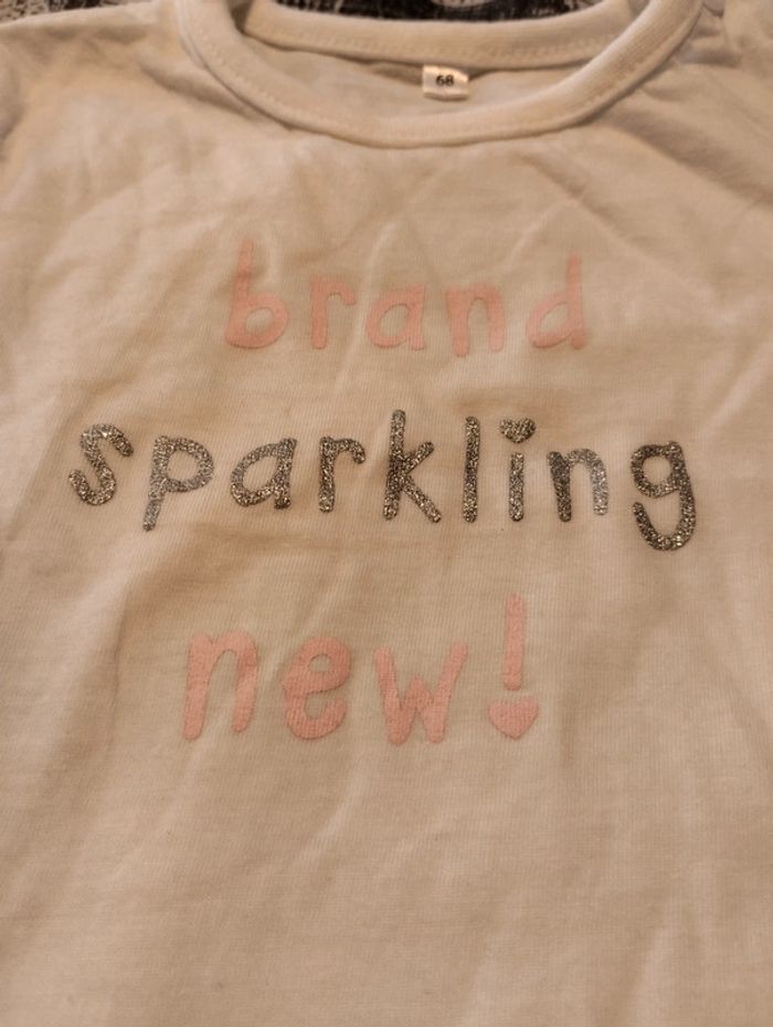 Tee shirt blanc message - photo numéro 2