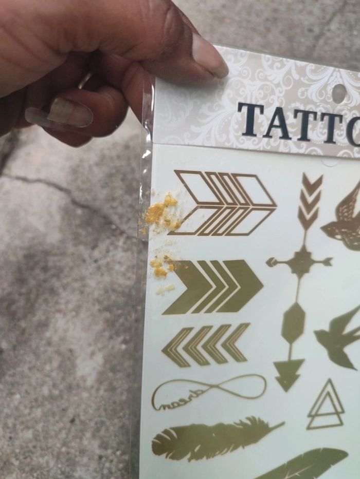 Tatouage plaquette temporaire - photo numéro 2