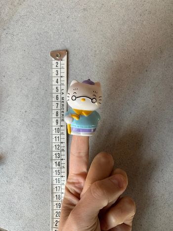 Figurine marionnettes de doigts hello kitty sanrio papi