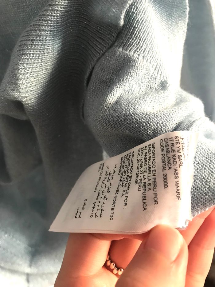 Pull léger bleu clair taille 38 Maison 123 - photo numéro 10