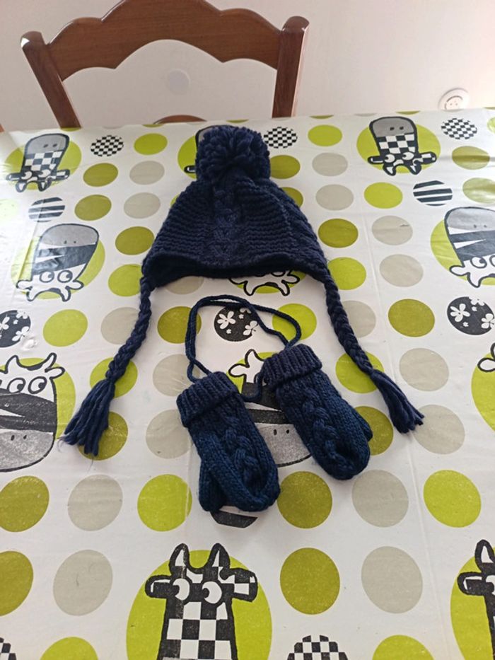 Bonnet + gant 18/24 mois Tex