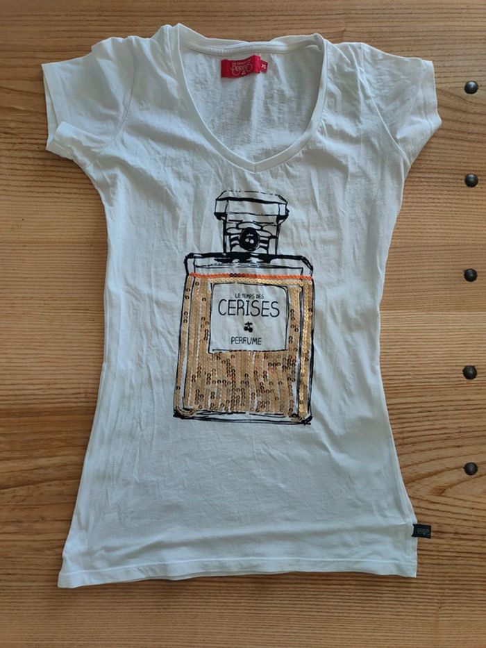 Tee shirt le temps des cerises