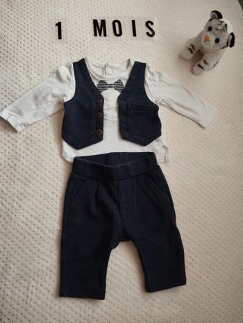 Ensemble garçon 1 mois