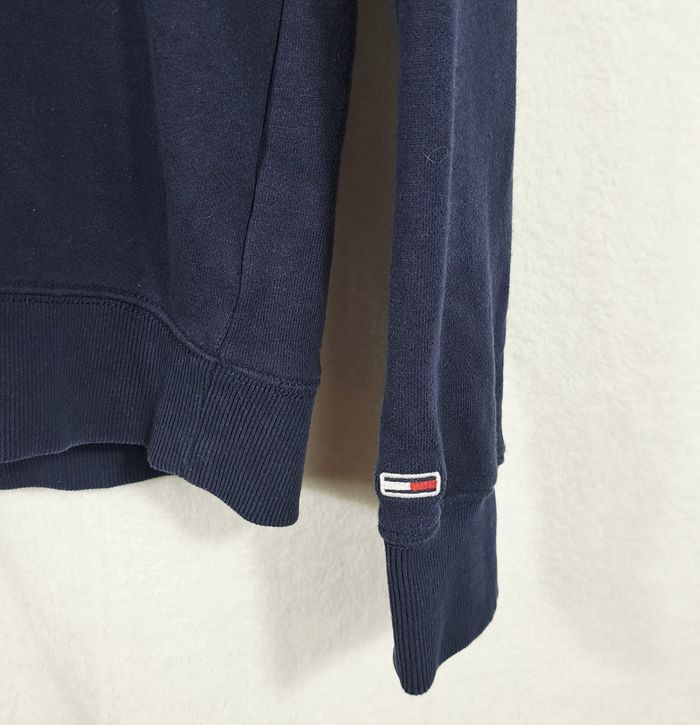 sweat tommy jeans taille XXL bleu marine - photo numéro 3