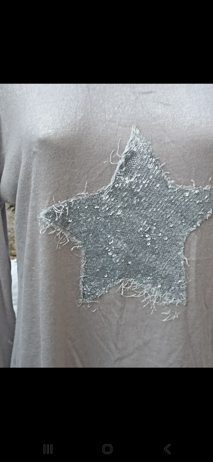 Beau pull fin et léger demi saison taille 42 - photo numéro 4