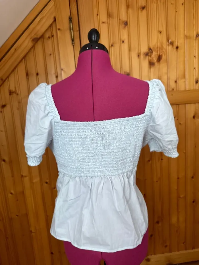 Top blouse abercrombie XL bleu ciel - photo numéro 3