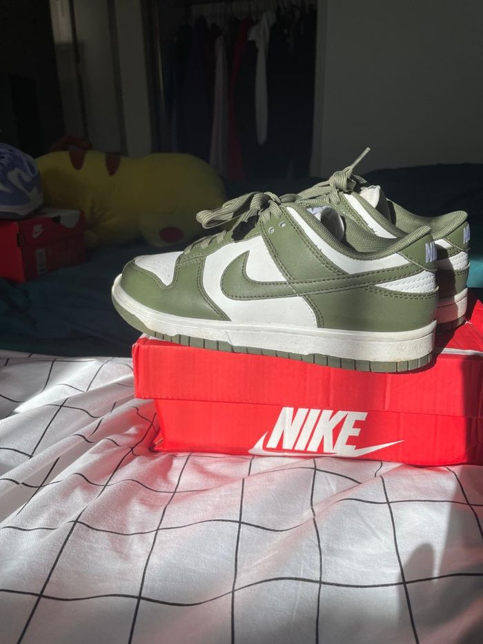 Basket nike dunk kaki - photo numéro 2