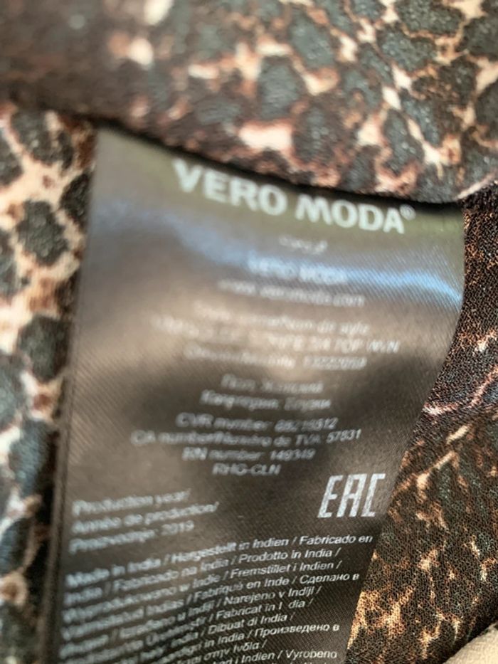 Blouse Vera Moda taille 40 manches courtes - photo numéro 12